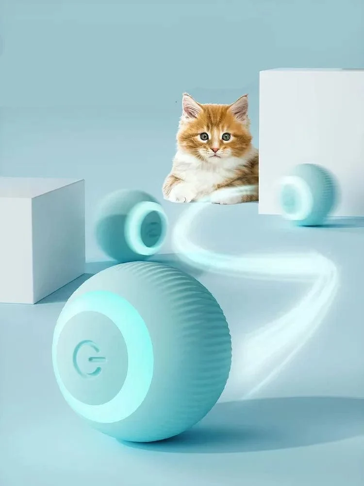Balle Interactive pour Chats Actifs et Heureux
