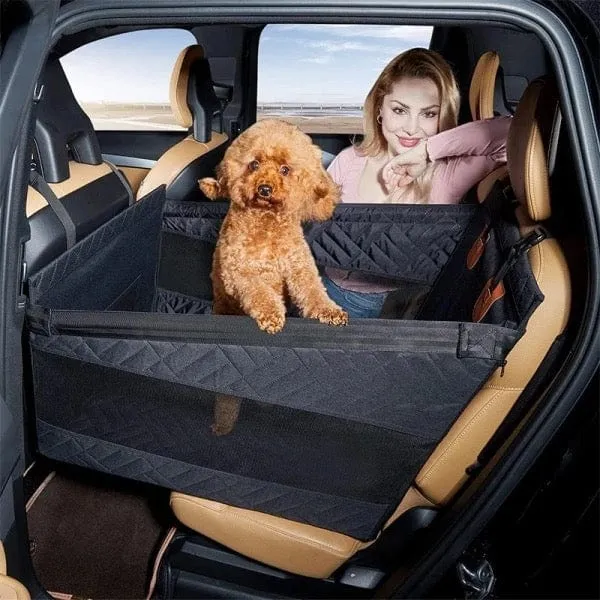Protection de Siège Auto pour Chiens - Confort et Sécurité