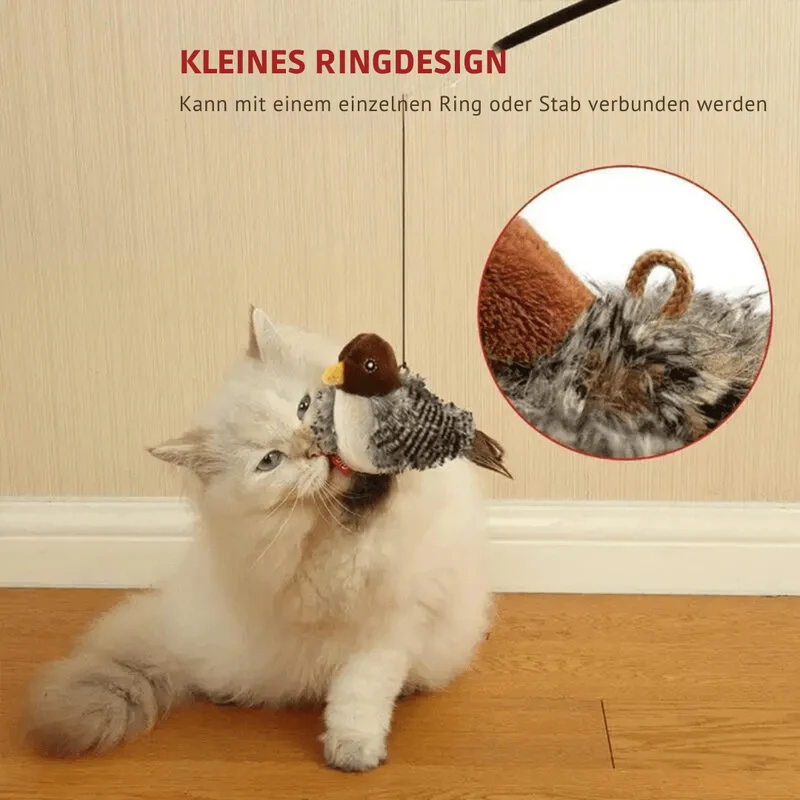 Jouet interactif pour chats : Oiseau gazouillant