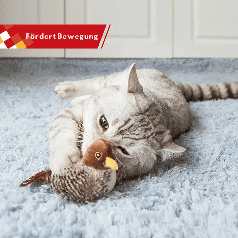 Jouet interactif pour chats : Oiseau gazouillant