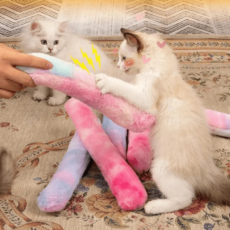 Coussin en peluche à la menthe à chat : Jeu et détente pour votre félin !