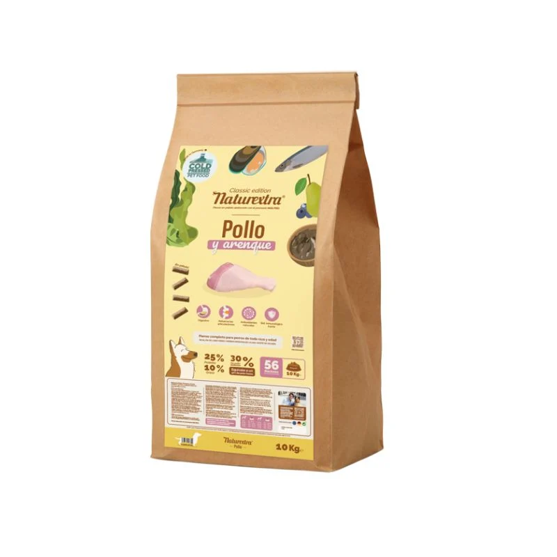NATUREXTRA PIENSO PRENSADO EN FRIO PERROS POLLO Y ARENQUE