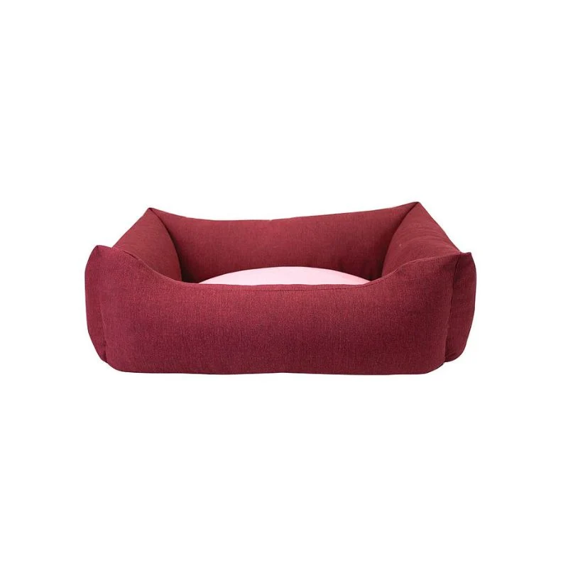CAMA PERROS DESENFUNDABLE LONETA GRANATE YAGU