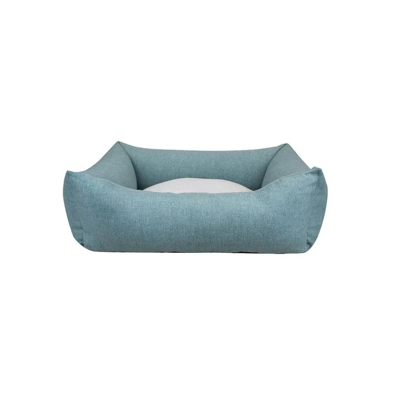 CAMA PERROS DESENFUNDABLE LONETA TURQUESA YAGU