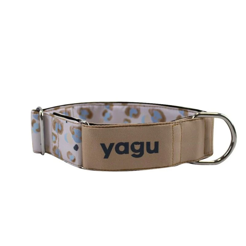 COLLAR MARTINGALE GALGOS ANTIESCAPE LEOPARDO