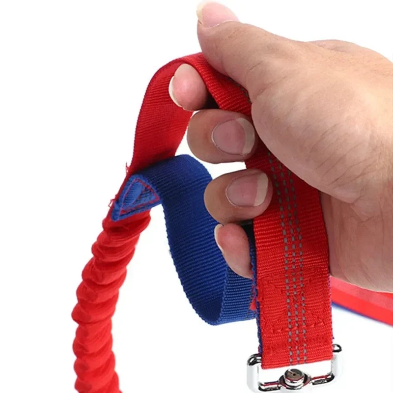 Laisse pour chien rétractable et ajustable, mains libres