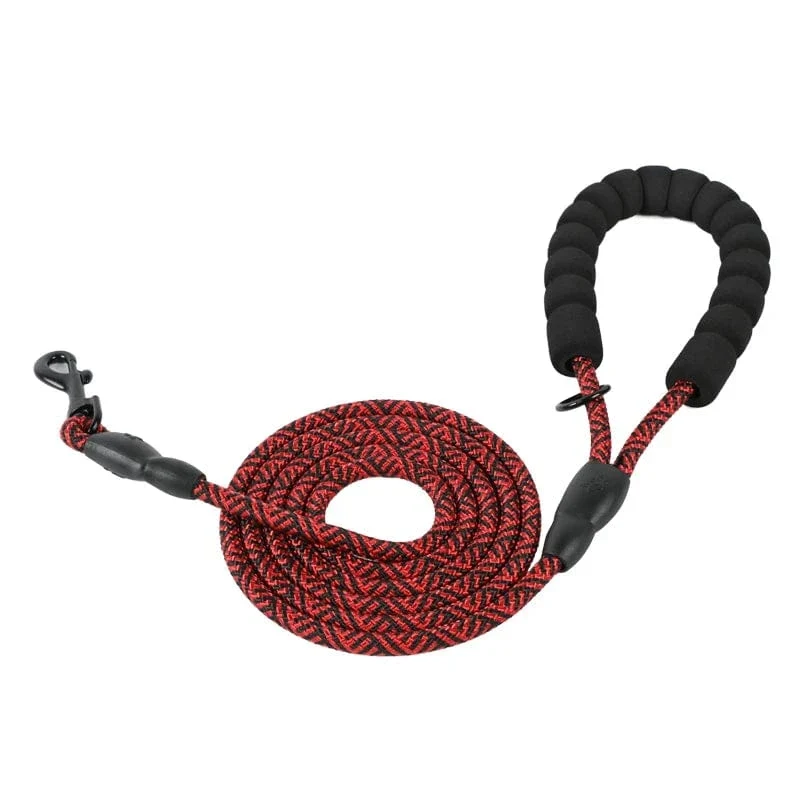 Laisse pour chien réfléchissante 150 cm, robuste et confortable