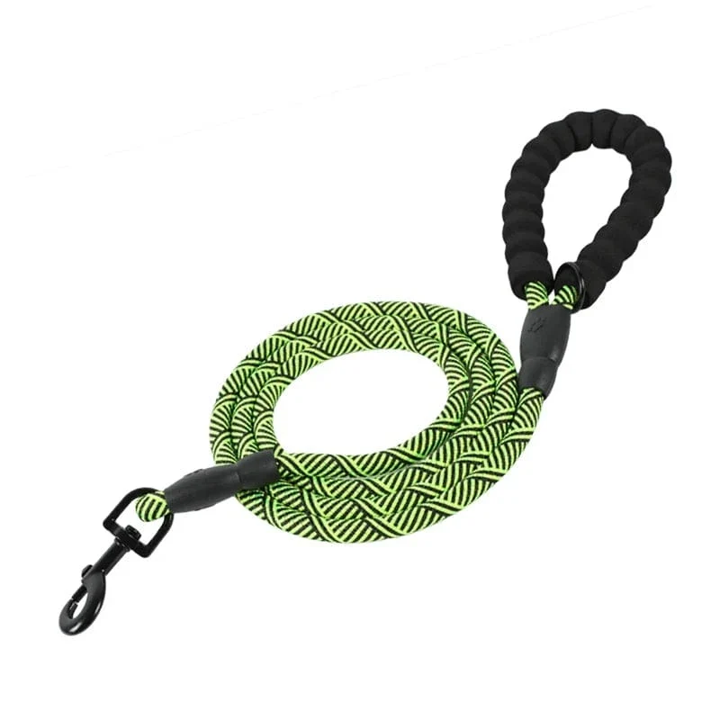 Laisse pour chien réfléchissante 150 cm, robuste et confortable