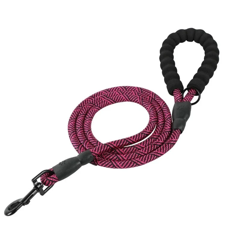 Laisse pour chien réfléchissante 150 cm, robuste et confortable
