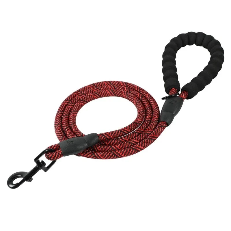 Laisse pour chien réfléchissante 150 cm, robuste et confortable