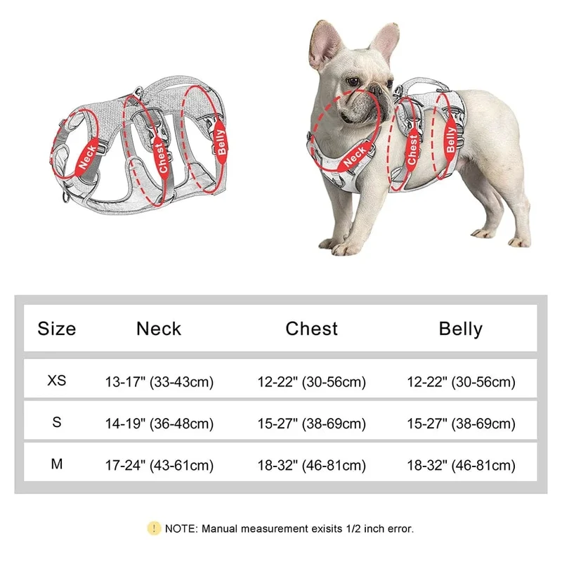 Harnais pour chien réfléchissant et durable