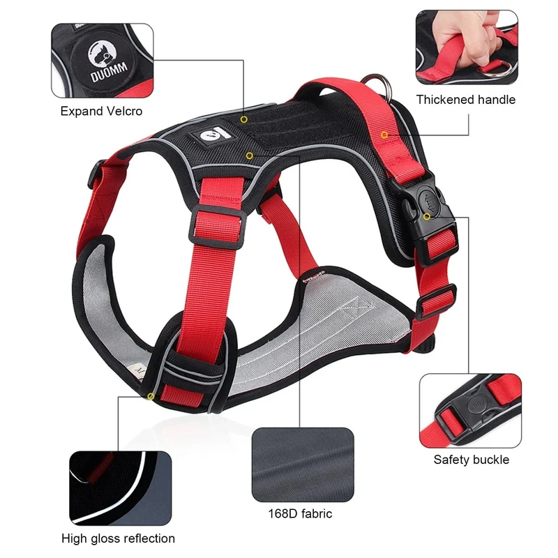 Harnais pour chien résistant et imperméable
