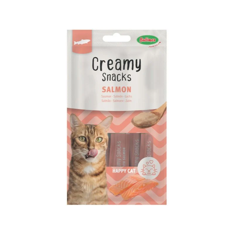 BUBIMEX CREAMY SNACK LIQUIDO GATO SALMON 12 X 60 G