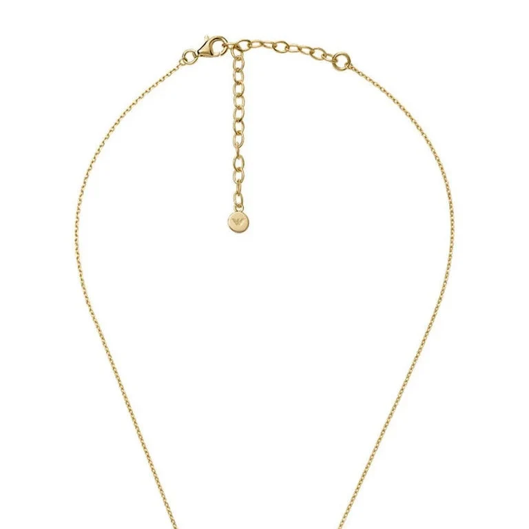 Collar Emporio Armani con colgante en plata de ley color dorado EG3628710