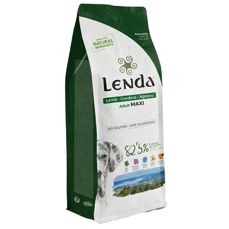 LENDA PERROS MAXI CORDERO 12 KG