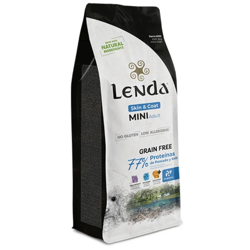LENDA PERROS MINI HIPOALERGENICO PIEL Y PELAJE GRAIN FREE