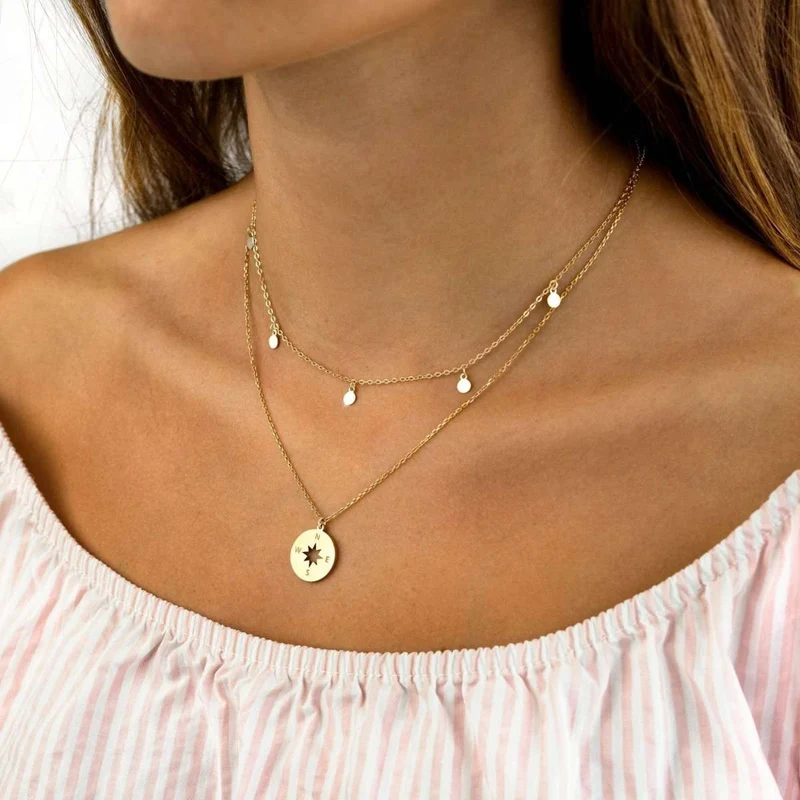 Collar Rosa de los Vientos