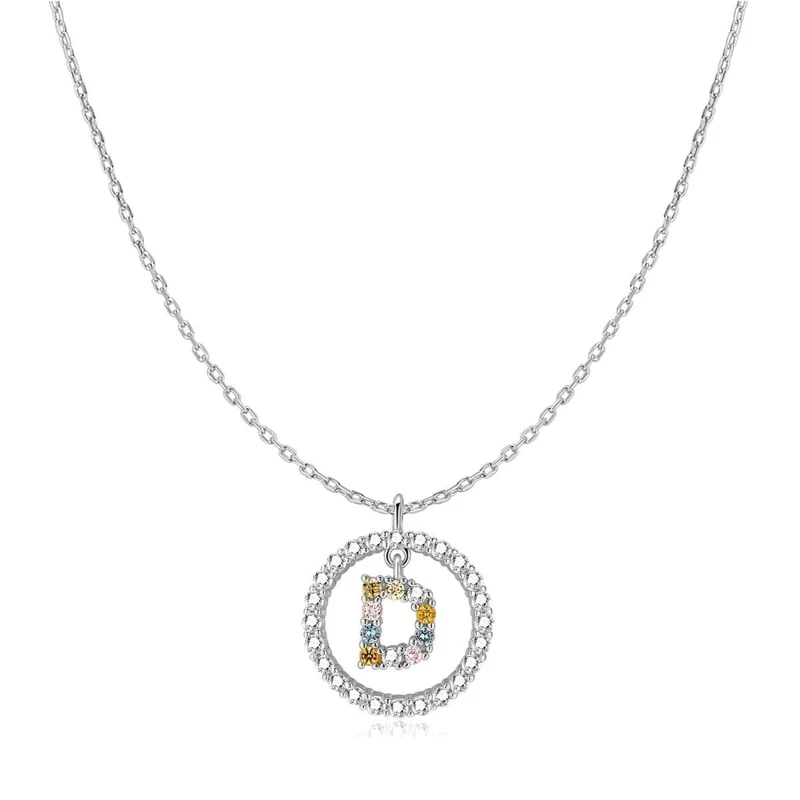Collar Iniciales Brillantes