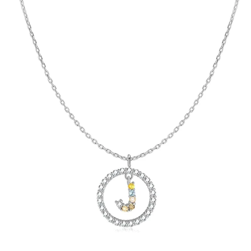 Collar Iniciales Brillantes