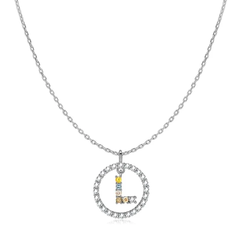 Collar Iniciales Brillantes