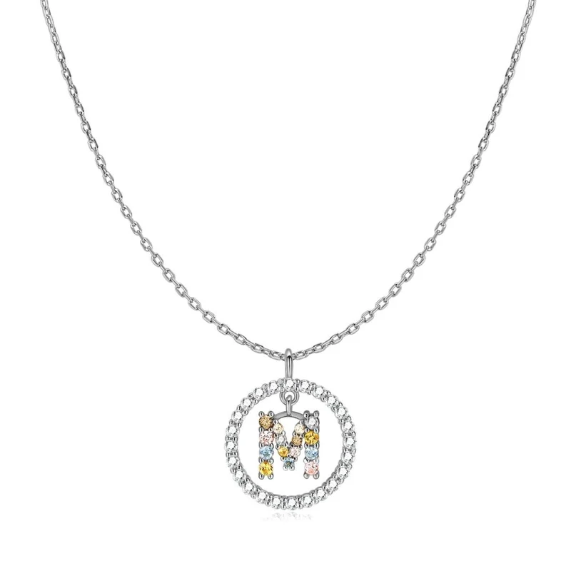 Collar Iniciales Brillantes