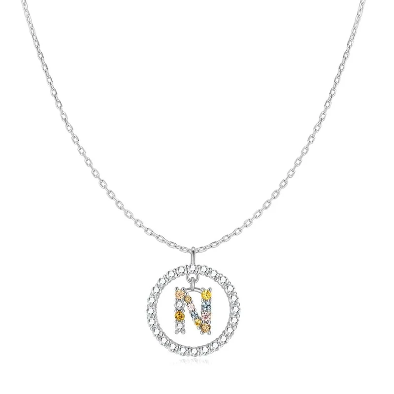 Collar Iniciales Brillantes