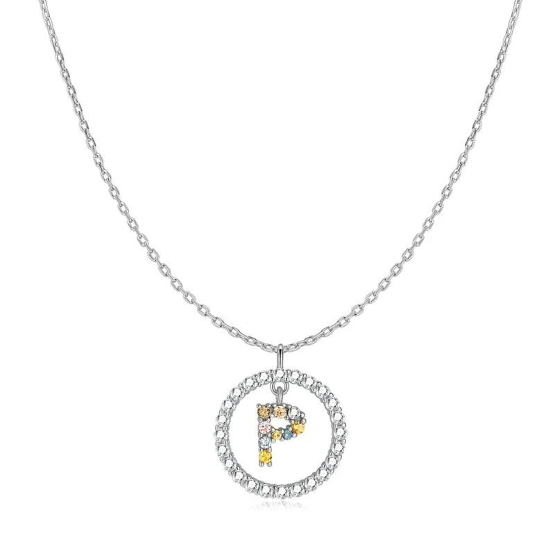 Collar Iniciales Brillantes