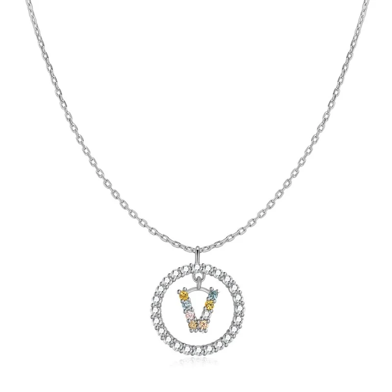Collar Iniciales Brillantes
