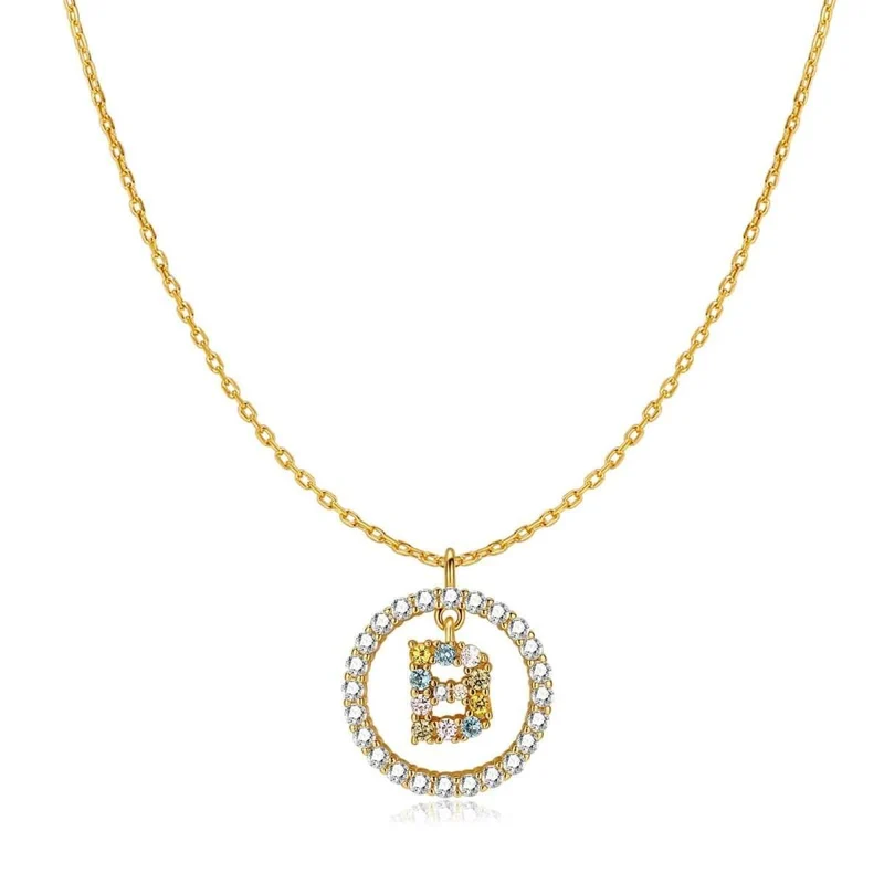 Collar Iniciales Brillantes