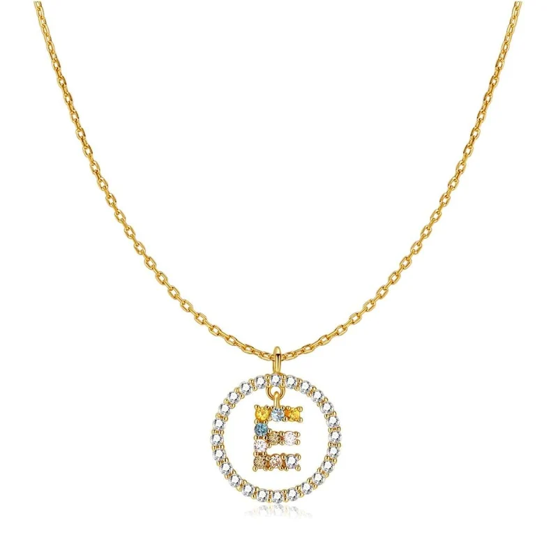 Collar Iniciales Brillantes