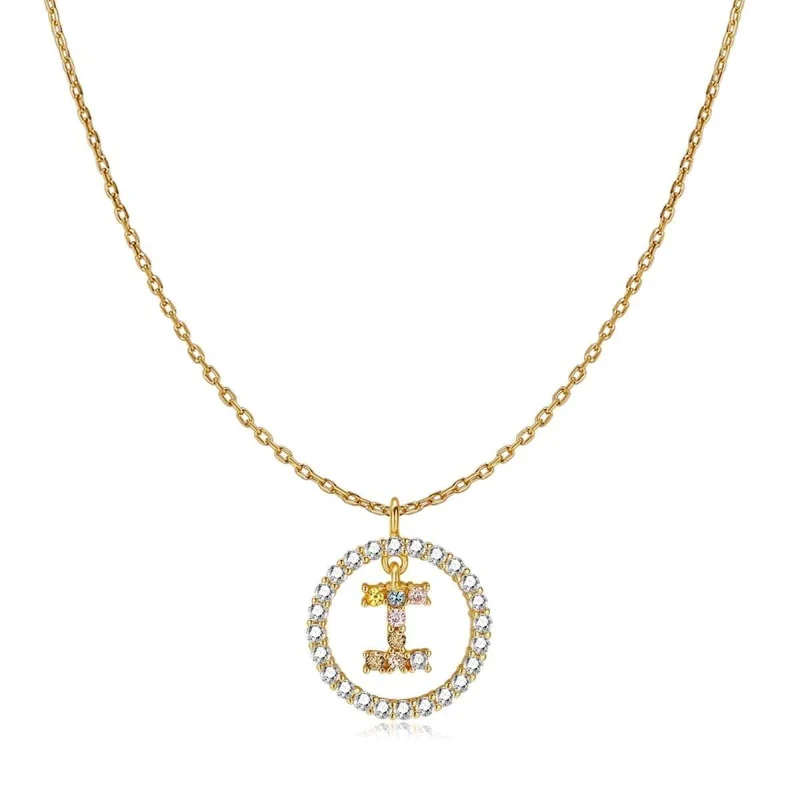 Collar Iniciales Brillantes