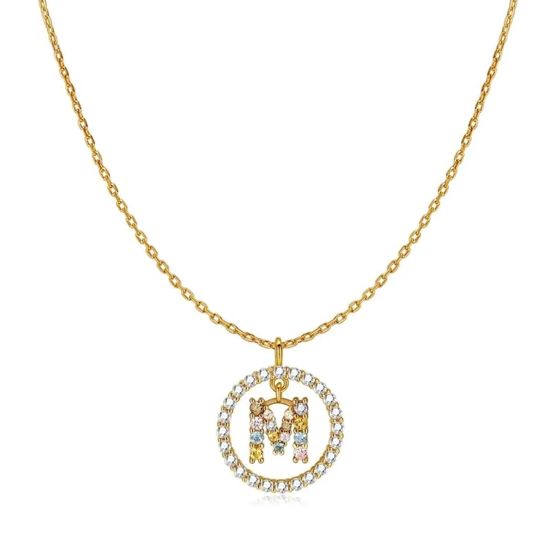 Collar Iniciales Brillantes