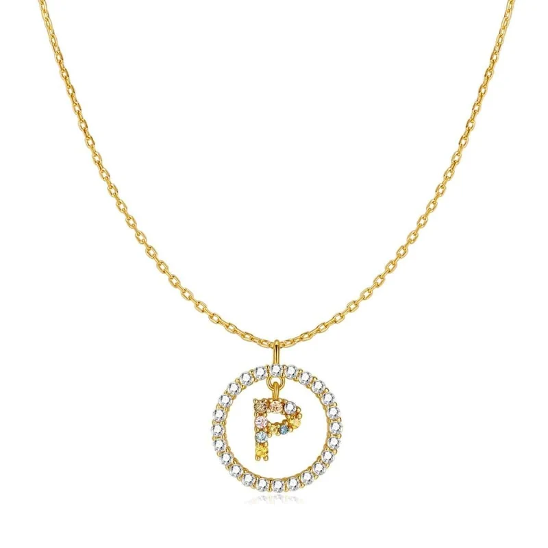 Collar Iniciales Brillantes