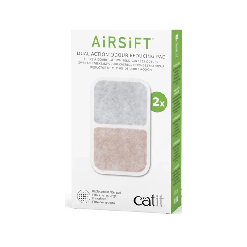 FILTRO REDUCTOR DE OLORES ARENEROS GATOS CATIT AIRSIFT PACK DE 2 FILTROS