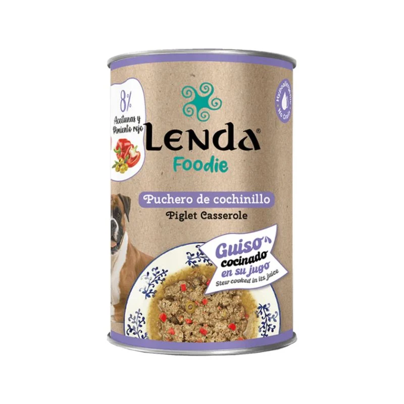 LENDA FOODIE PERRO PUCHERO DE COCHINILLO 12 X 400 G
