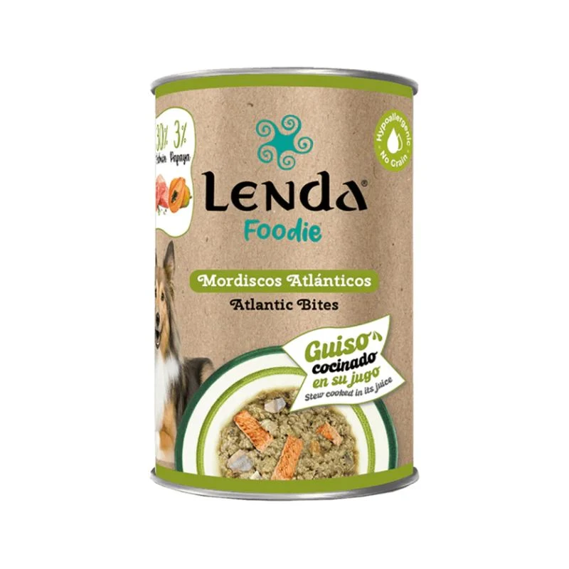 LENDA FOODIE PERRO MORDISCOS ATLANTICOS 12 X 400 G
