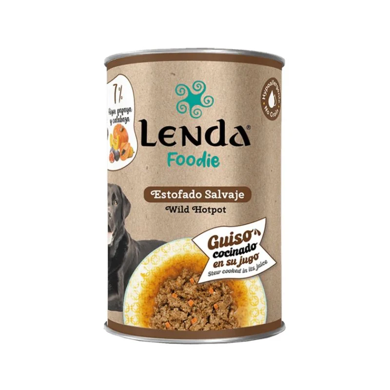 LENDA FOODIE PERRO ESTOFADO SALVAJE 12 X 400 G