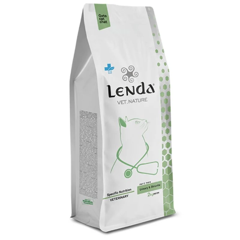LENDA GATOS VET URINARY Y ESTRUVITA 2 KG