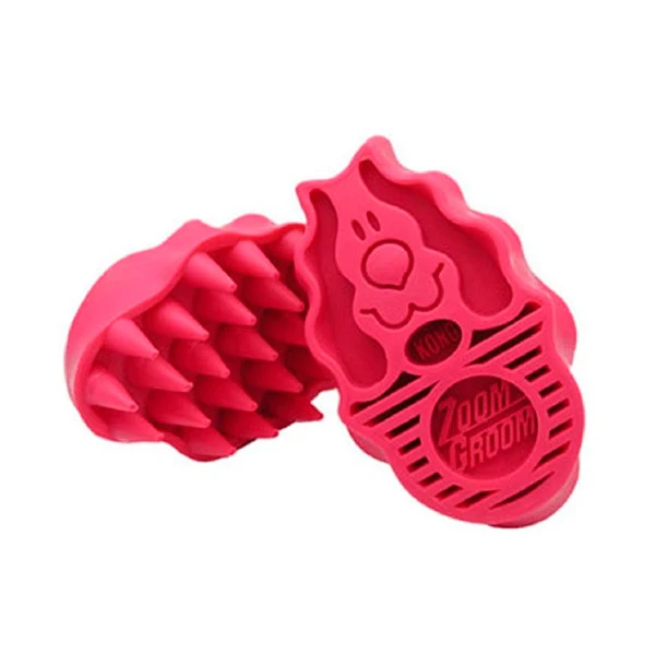 Kong ZoomGroom Pink