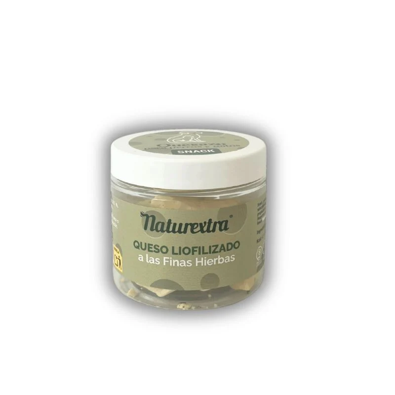 NATUREXTRA QUESO LIOFILIZADO PARA PERROS Y GATOS 60 G