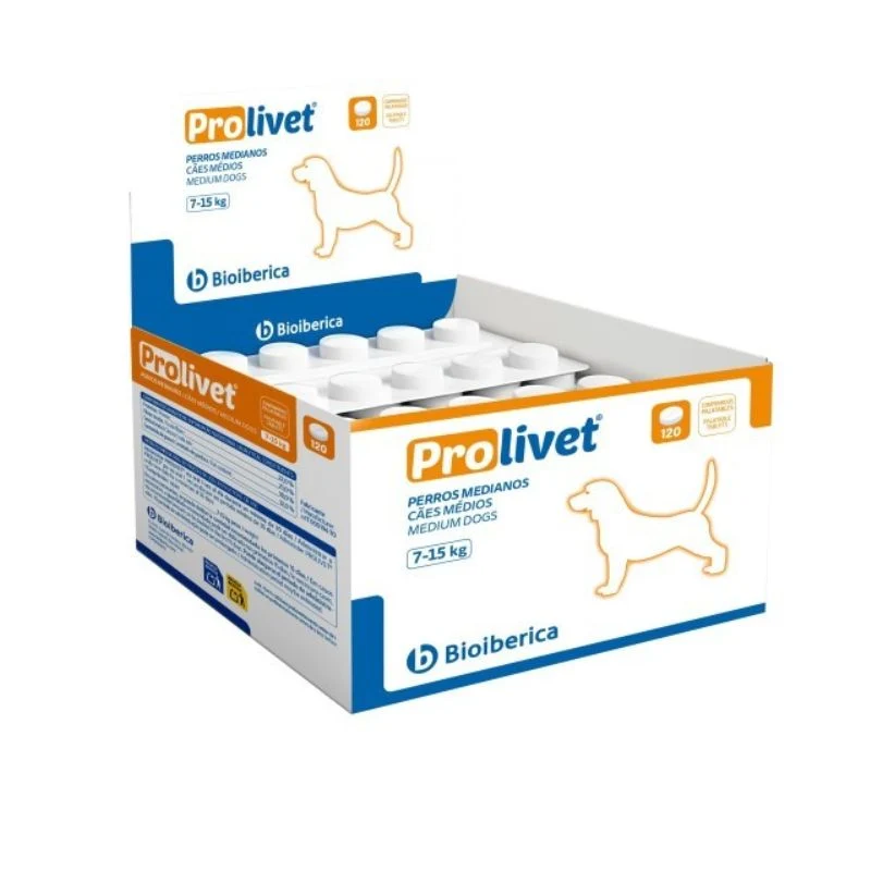 PROLIVET PERROS MEDIANOS 120 COMPRIMIDOS HEPATO