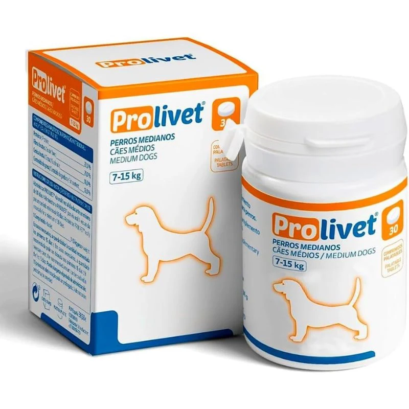 PROLIVET PERROS MEDIANOS 30 COMPRIMIDOS HEPATO