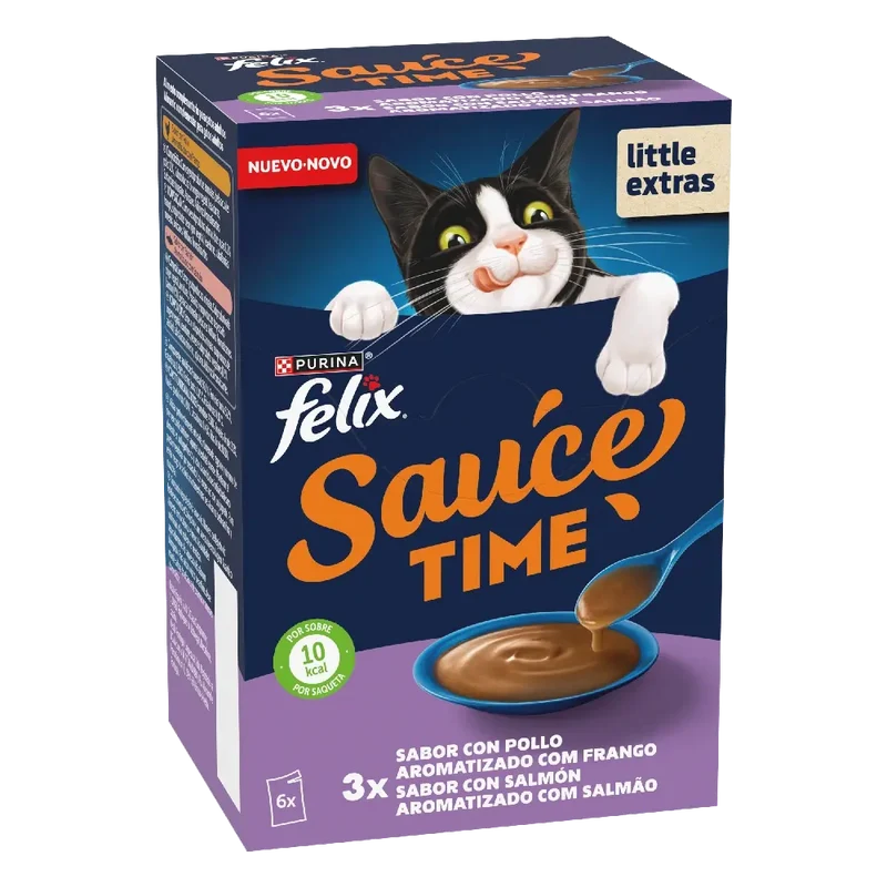 Felix Soup Time Original Sopa Mixta Comida Húmeda para Gatos