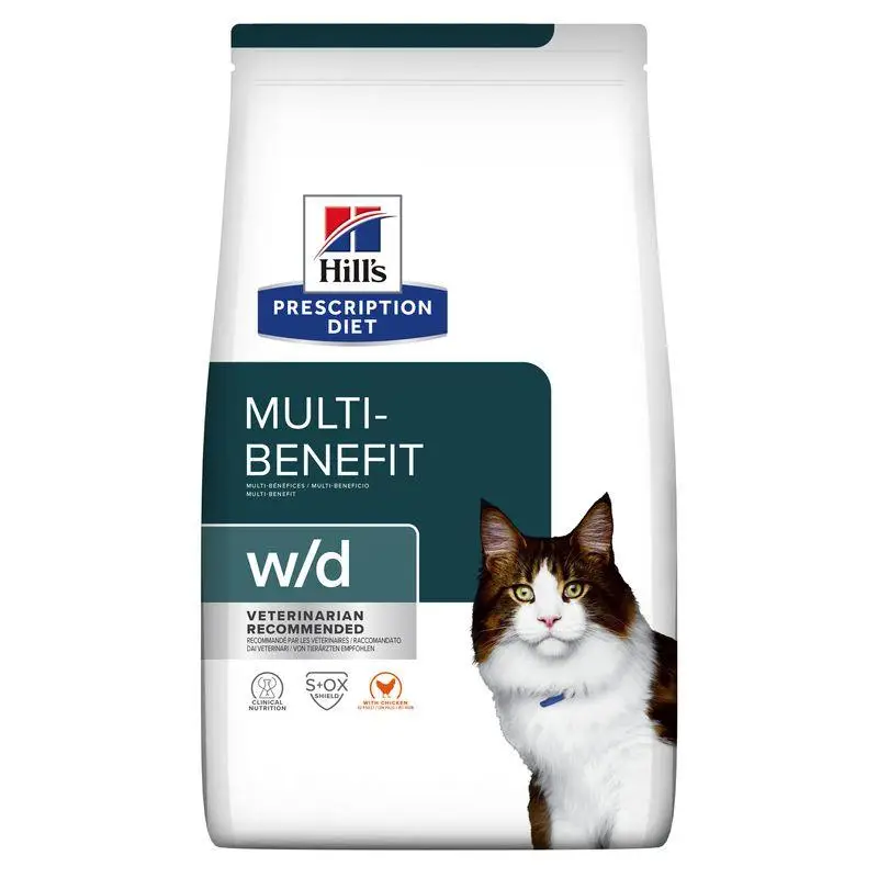 Hill'S W/D 1,5 kg Alimento para Gatos