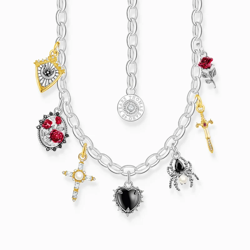 Cadena Thomas Sabo con Colgantes True Romance plata KE2298-167-7