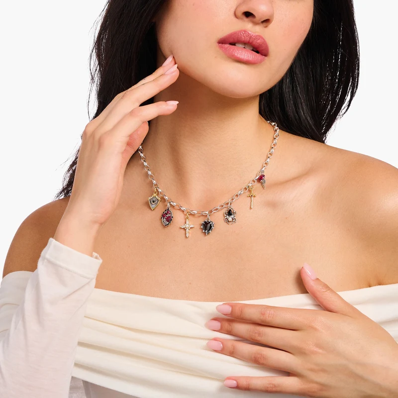 Cadena Thomas Sabo con Colgantes True Romance plata KE2298-167-7