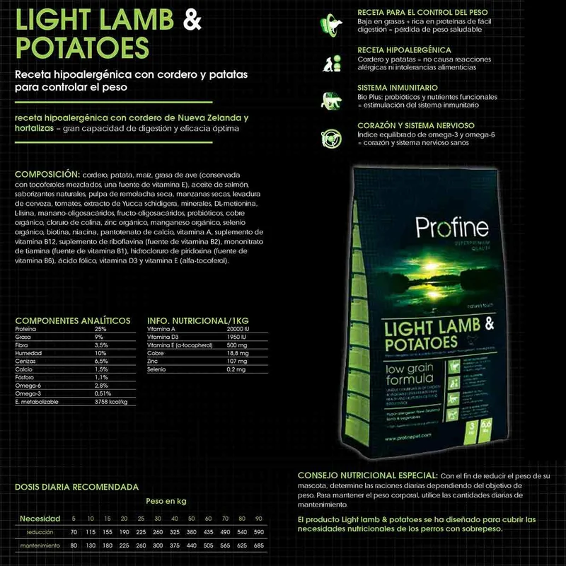 PROFINE LIGHT LAMB & POTATOES