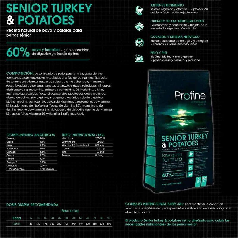 PROFINE SENIOR TURKEY & POTATOES