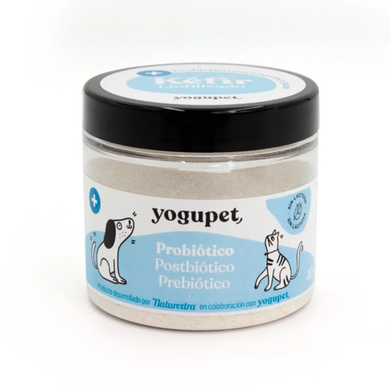 KEFIR LIOFILIZADO YOGUPET PARA PERROS Y GATOS PROBIOTICO POSTBIOTICO Y PREBIOTICO
