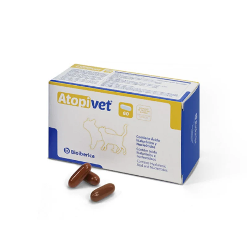 ATOPIVET PARA PERROS Y GATOS 60 CAPSULAS